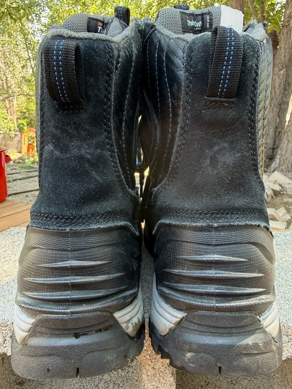 Elk Woods Yukon waterproof snow boots in black